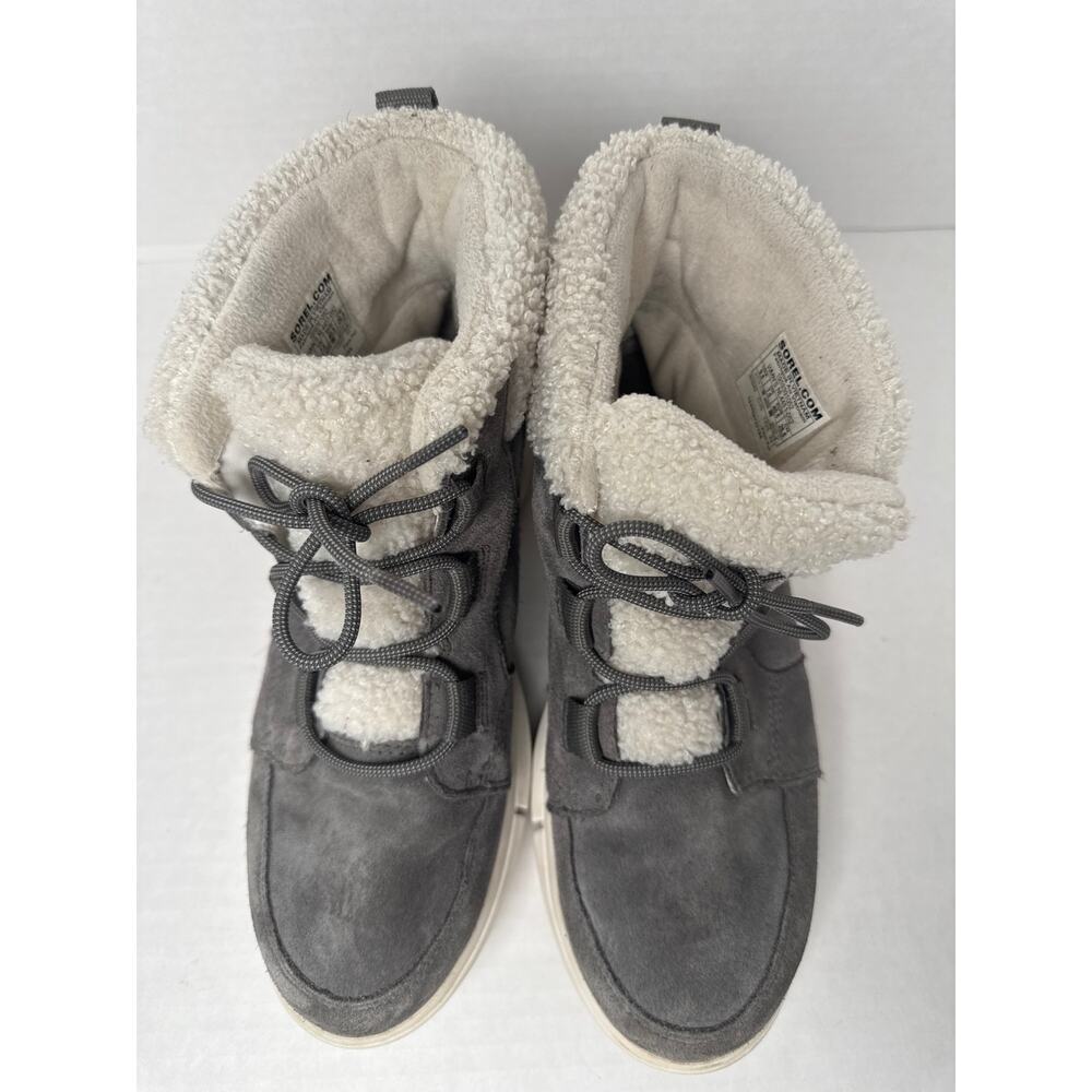 Sorel Women's Explorer Next Carnival Waterproof Boots gray size 9.5 - Picture 4 of 11